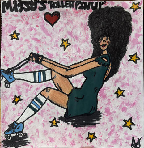 Mitsy's Roller Pinup