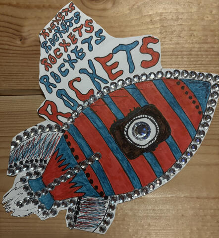 Gem decor "ROCKETS"