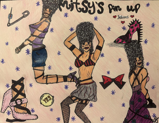 Mitsy's pin up!